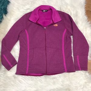 North Face Magenta Jacket LG